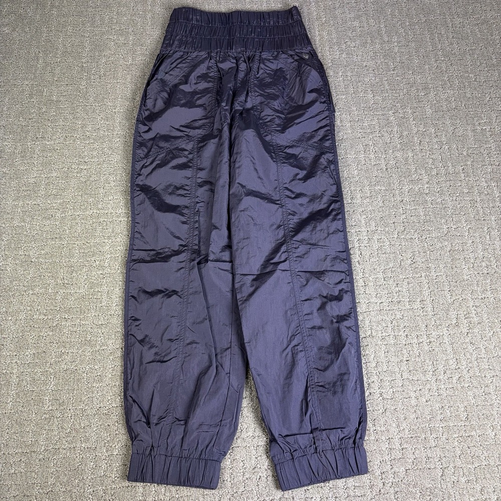 Free People Movement Jogger Pants Women XS XSmall Blue/Purple Pull On Athletic